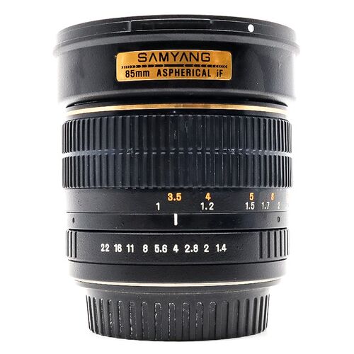 Used Samyang 85mm f/1.4 ASPH IF - Canon EF Fit