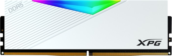 ADATA XPG LANCER RGB White Edition DIMM Kit 32GB, DDR5-6000, CL40-40-40, on-die ECC (AX5U6000C4016G-DCLARWH)