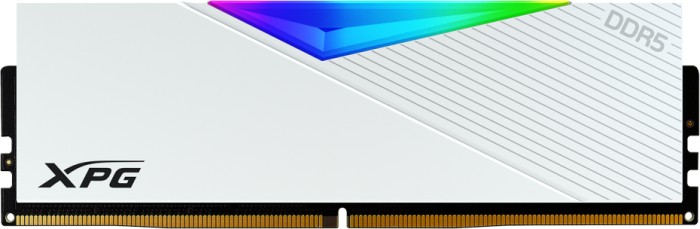 ADATA XPG LANCER RGB White Edition DIMM Kit 32GB, DDR5-6000, CL40-40-40, on-die ECC (AX5U6000C4016G-DCLARWH)