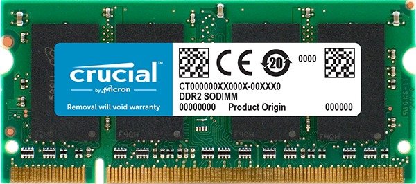 Crucial Memory for Mac SO-DIMM 2GB, DDR2-667, CL5 (CT2G2S667MCEU)
