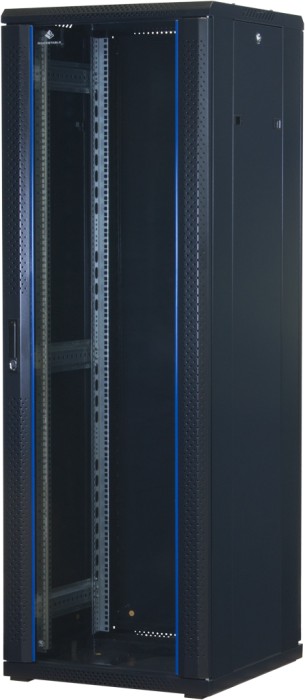 Rockstable 19" Serverschrank, 37HE, Glastür, schwarz, 600mm breit, 600mm tief (RS19-6637)