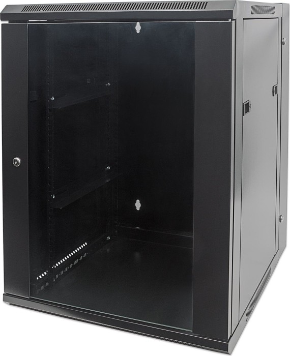Intellinet 9U wallmount cabinet black, 550mm deep (711845)
