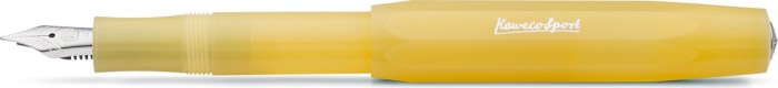 Kaweco Frosted Sport sweet banana transparent, rechte Hand, fein (10001834)