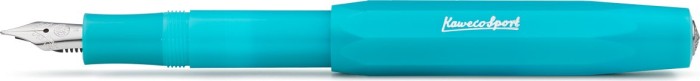 Kaweco Frosted Sport light blueberry transparent, rechte Hand, mittel (10001877)