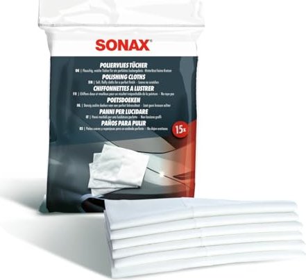 Sonax Polierfleece cloths, 15 pieces (422200)