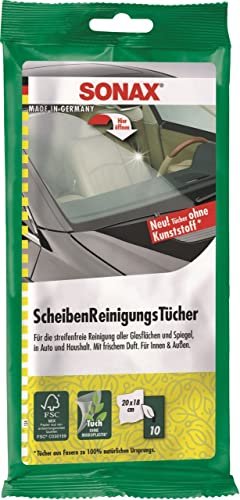 Sonax glass cleaning wipes, 10 pieces (415000)