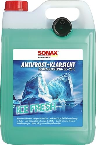 Sonax antifreeze & clear view ready for use to -20°C Ice-fresh windscreen wash 5l (01335410)