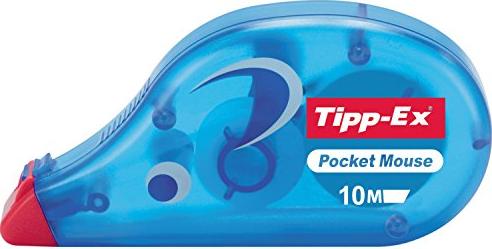 BIC hint-Ex Pocket Mouse 4.2mm/10m white, correction tape longitudinal (8221362)