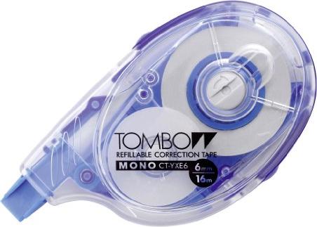 Tombow Korrekturroller Mono YXE6 6mm/16m, Korrekturroller seitlich (CT-YXE6)