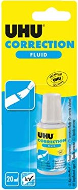UHU correction fluid blister, keg with brush (50435)