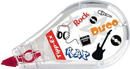 BIC hint-Ex decor 5mm/6m white, correction tape longitudinal, colour sorted (8922373)