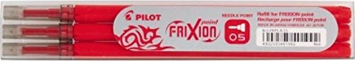 Pilot FriXion Point BLS-FRP5-R-S3 Rollerballmine RB 0.5mm rot, 3er-Pack (2265002F)