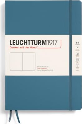 Leuchtturm1917 notebook Composition B5 Hardcover, blank, stone blue (366180)