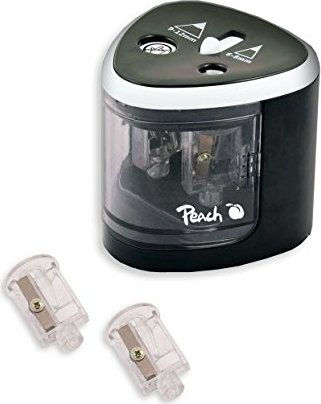 Peach PO102 electrical Pencil Sharpener black (510749)