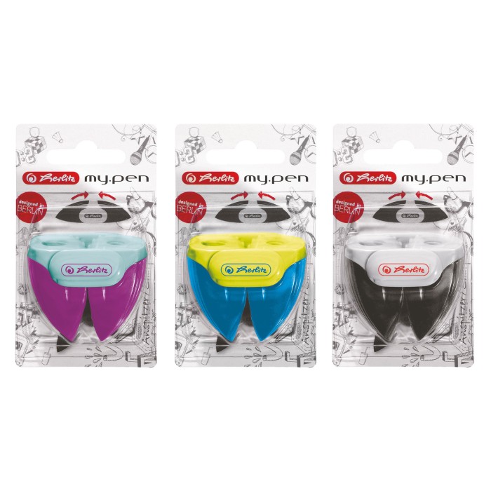 Herlitz my.pen dual sharpener blister (11309341)