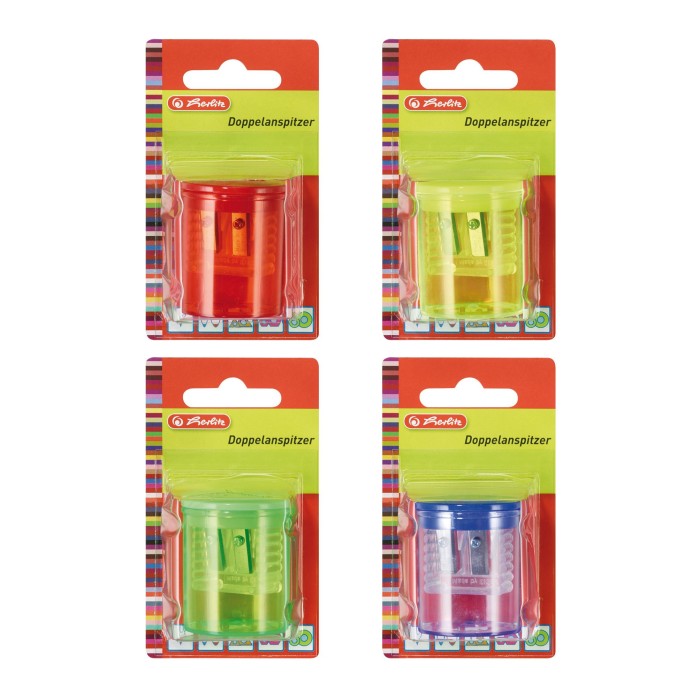 Herlitz dual sharpener with Spanfang blister (8680100)
