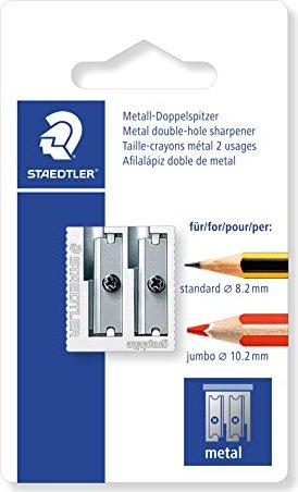 Staedtler 510 Doppelspitzer metal, silver (51020)