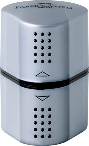 Faber-Castell Grip 2001 triple sharpener silver (183800)