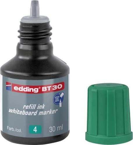 edding BT30 Whiteboardmarker Tintenflasche grün, 30ml (BT30-004)