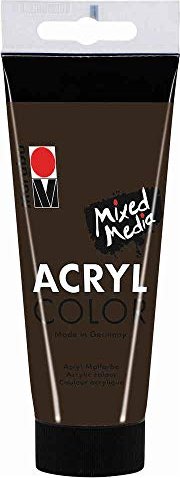 Marabu acrylic colour dark brown 045, 100ml (12010050045)