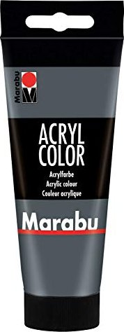 Marabu acrylic colour dark grey 079, 100ml (12010050079)