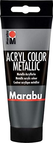 Marabu acrylic colour metallic-anthracite 772, 100ml (12010050772)