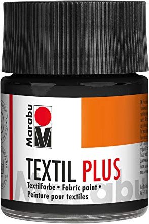 Marabu textile plus black 073, 50ml (17150005073)