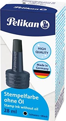 Pelikan stamping ink without oil 28ml black (351197)