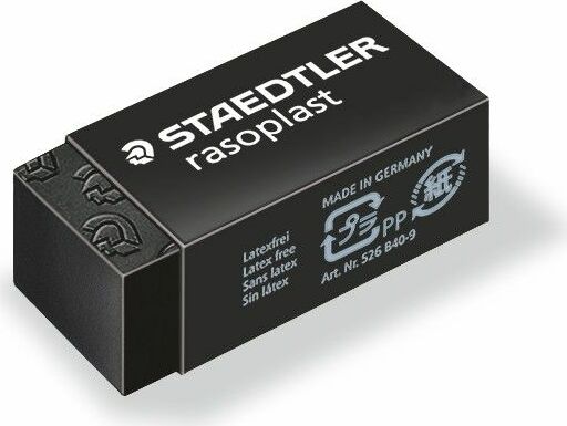 Staedtler eraser rasoplast 526 B-9, 33x16x13mm, black (526 B40-9)