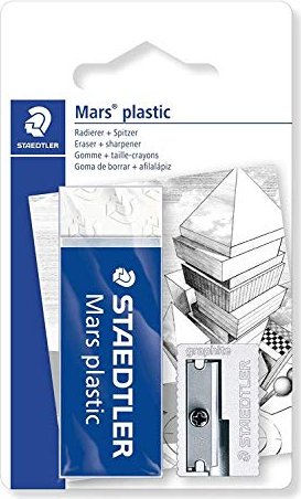 Staedtler eraser Mars plastic incl. Pencil Sharpener (526-S3BK2D)