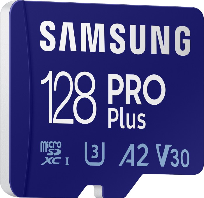 Samsung PRO Plus R160/W120 microSDXC 128GB USB-Kit, UHS-I U3, A2, Class 10 (MB-MD128KB/EU)