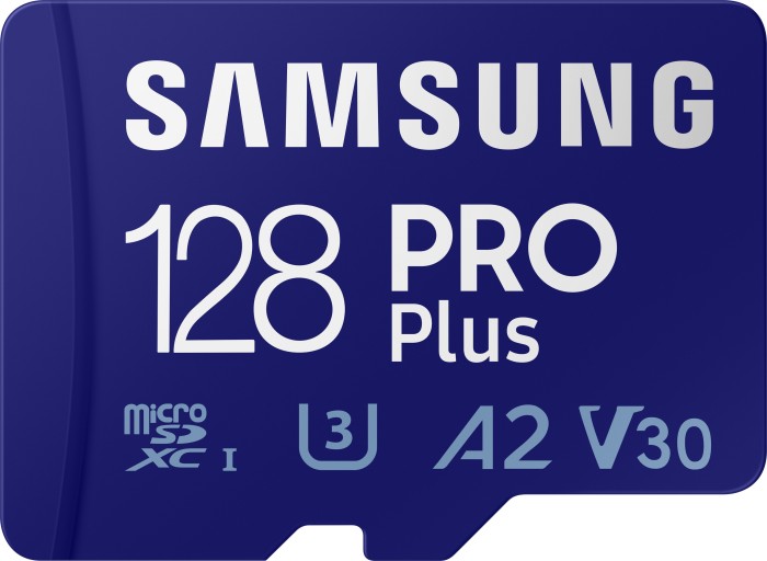 Samsung PRO Plus R160/W120 microSDXC 128GB USB-Kit, UHS-I U3, A2, Class 10 (MB-MD128KB/EU)