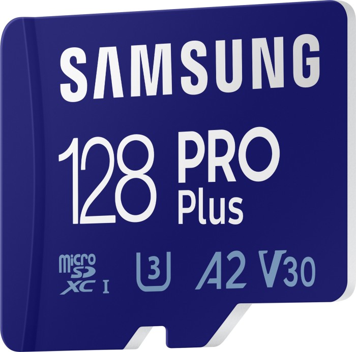 Samsung PRO Plus R160/W120 microSDXC 128GB USB-Kit, UHS-I U3, A2, Class 10 (MB-MD128KB/EU)