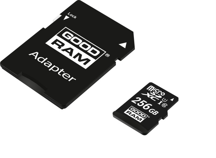 goodram M1AA R100 microSDXC 256GB Kit, UHS-I U1, Class 10 (M1AA-2560R12)