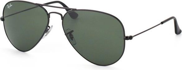 Ray-Ban RB3025 Aviator Classic 58mm polished black/green classic (RB3025-L2823)