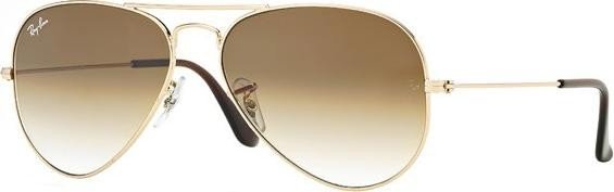 Ray-Ban RB3025 Aviator Gradient 58mm gold/light brown gradient (RB3025-001/51)