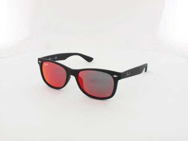 Ray-Ban RB9052S New Wayfarer Junior 47mm black/red mirror (Junior) (100S6Q)