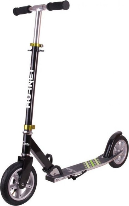 Hudora Hornet Air 200 Scooter black/green (14532)