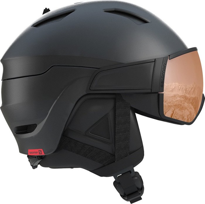 Salomon Driver S Helmet black/red accent (405933)