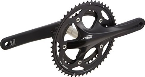 Shimano 105 5700 Hollowtech II crankset 170mm 52/29 black (FC-5700C29L)