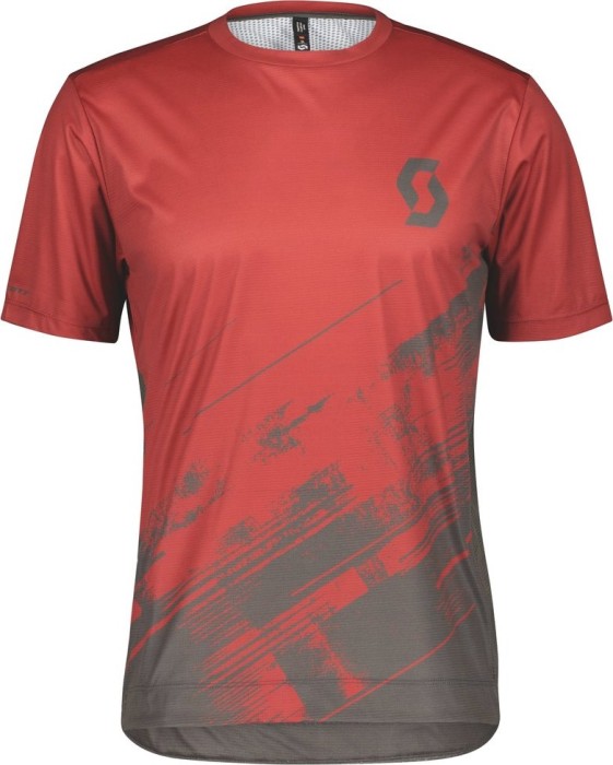 Scott Trail Vertic Trikot kurzarm tuscan red/dark grey (Herren) (289419-7141)