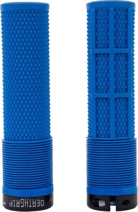 DMR Death Grip Flangeless grips royal blue
