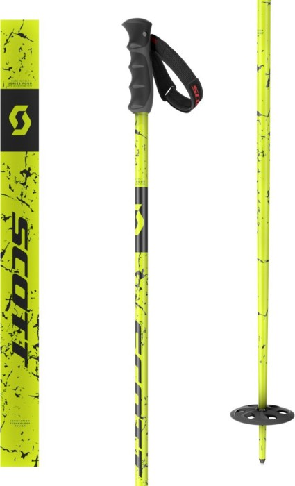 Scott Team Issue SRS ski stick fluo yellow (model 2022/2023) (291878-7397)