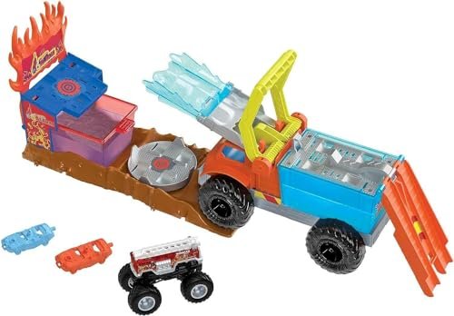 Mattel Hot Wheels monster Trucks Arena World - 5-alarm-Rettungsaktion (HPN73)