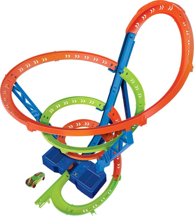 Mattel Hot Wheels Action Spiral Speed Crash Track Set (HGV67)