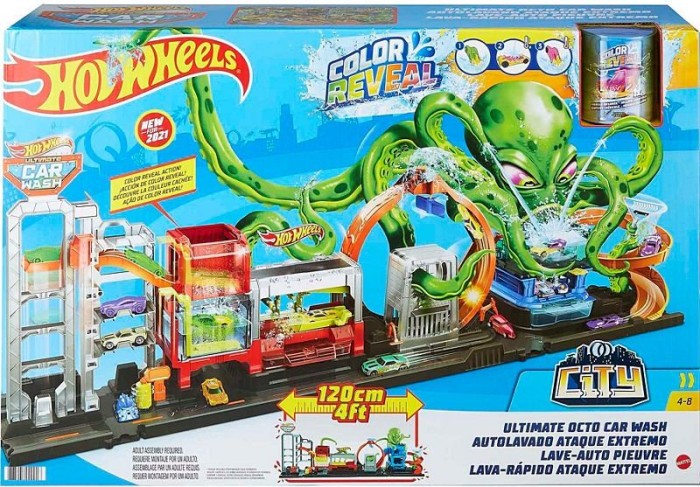 Mattel Hot Wheels Ultimate Octo car Wash (GTT96)
