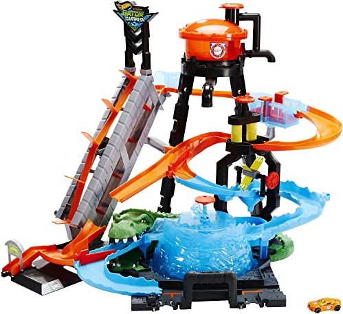 Mattel Hot Wheels City Ultimate Gator Car Wash (FTB67)