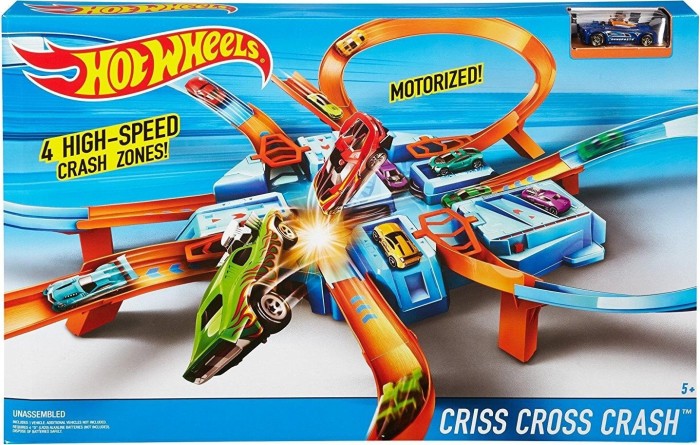 Mattel Hot Wheels Criss Cross crash Track set (DTN42)
