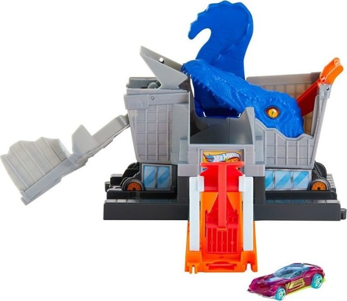 Mattel Hot Wheels T-Rex Grocery Attack Playset (GBF92)