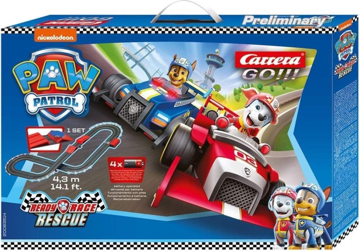 Carrera GO!!! Set - Paw Patrol Ready, Race & Rescue (63514)